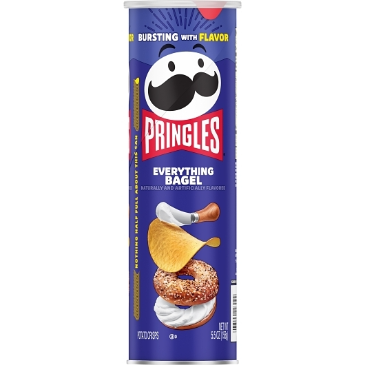 Pringles 1pk 5.5oz Everything Bagel Unit (038000293122)