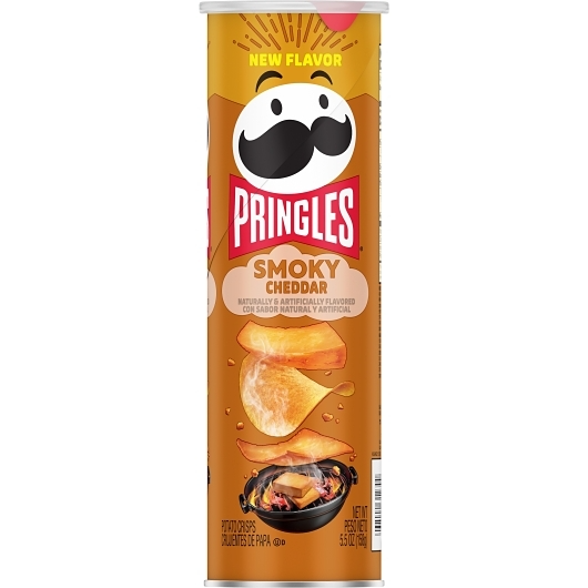 Pringles 1pk 5.5oz Smoky Cheddar Unit (038000312700)