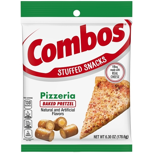 Combos 1pk 6.3oz Pizzeria Baked Pretzel Unit (041419420065)