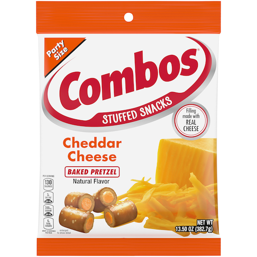 Combos 1pk 13.5oz Cheddar Cheese Baked Pretzel Unit (041419781715)