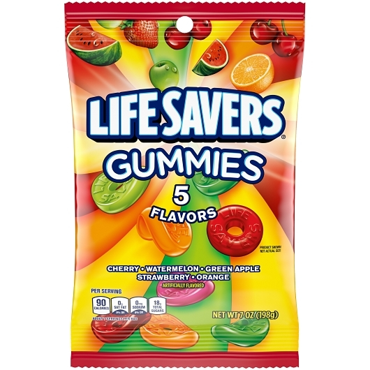 Life Savers Gummies 1pk 7oz Five Flavor Box (10019000083422) Unit (019000083425)