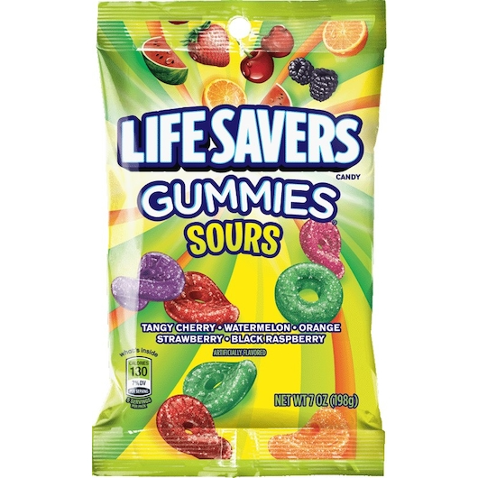 Life Savers Gummies 1pk 7oz Sours Box (10019000170498) Unit (019000170491)