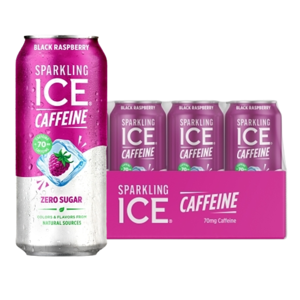 Sparkling Ice Caffeine 12pk 16oz Black Raspberry Box () Unit () #/N