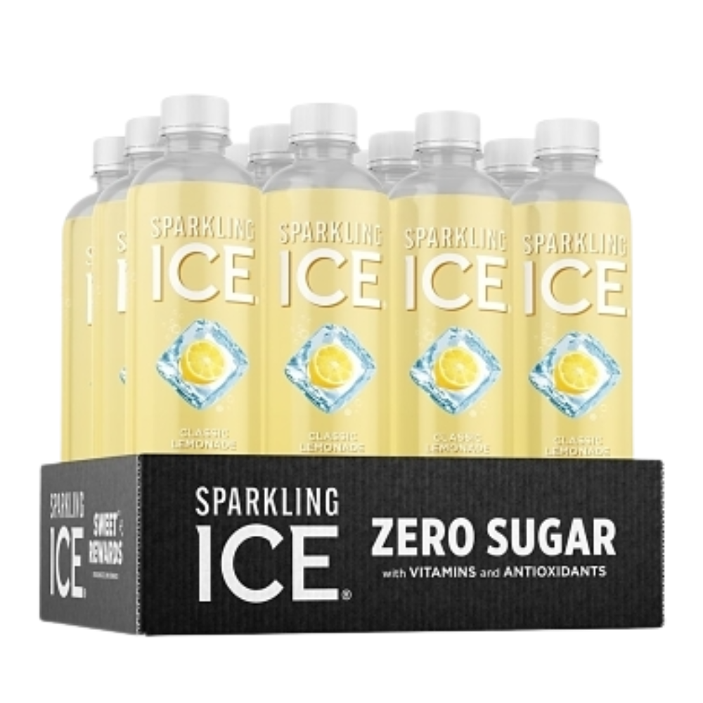 Sparkling Ice 12pk 17oz Classic Lemonade Sparkling Water Zero Sugar Box () Unit () #/N