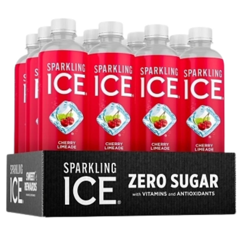 Sparkling Ice 12pk 17oz Cherry Limeade Sparkling Water Zero Sugar Box () Unit () #/N