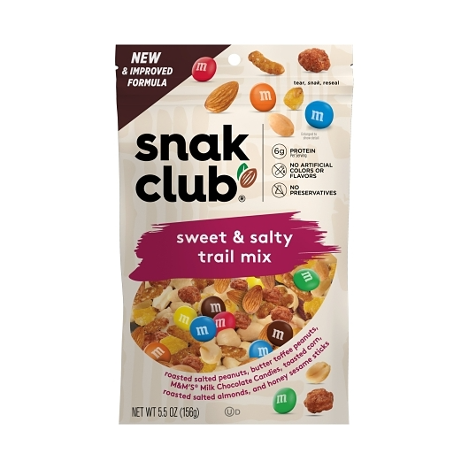 Snak Club 1pk 5.5oz Sweet Salty Trail Mix Unit (087076214401)