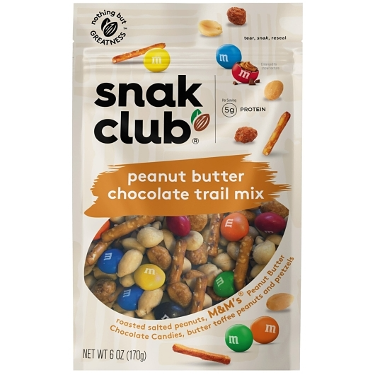 Snak Club 1pk 6oz Peanut Butter Chocolate Trail Mix Unit (087076215026)