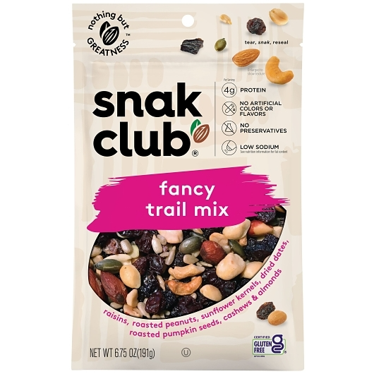 Snak Club 1pk 6.75oz Fancy Trail Mix Unit (087076214579)