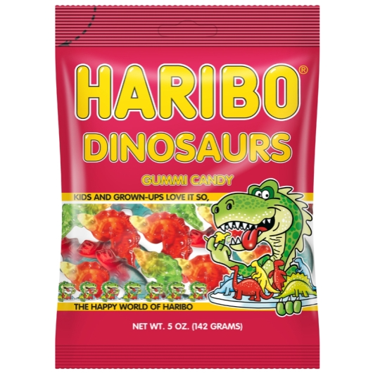 Haribo 1pk 5oz Dinosaurs Box () Unit ()