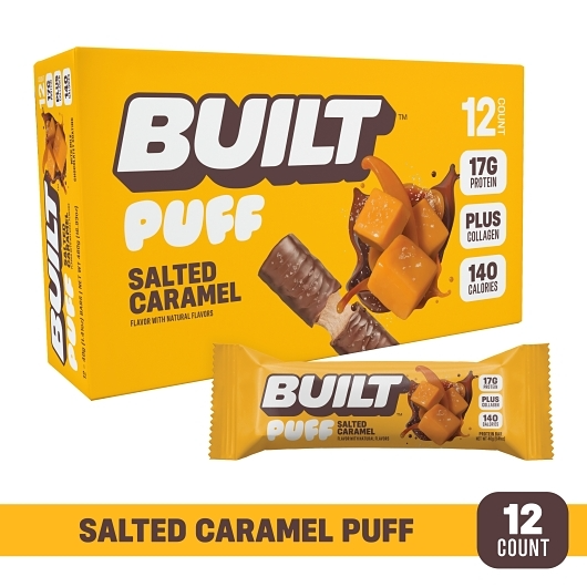 Built 12pk 1.41oz Salted Caramel Puff Box () #/N