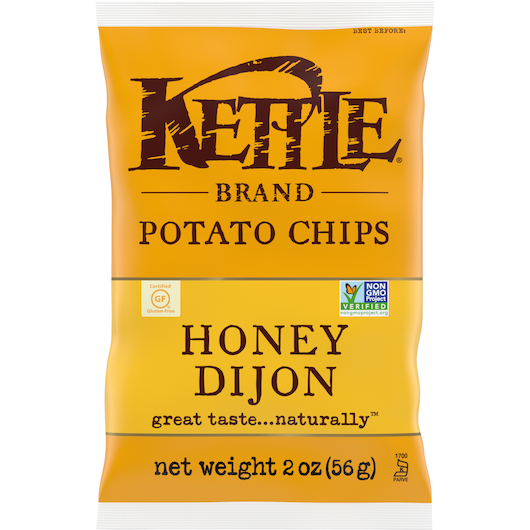 Kettle Brand 1pk 2oz Potato Chips Honey Dijon Unit (084114033703)