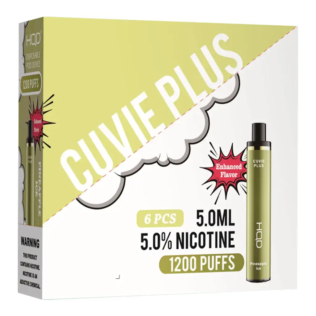 HqdCuvieplus 6pk 5% 1.2k Pineapple Ice Box (6971578991967) Unit (6971578994296)