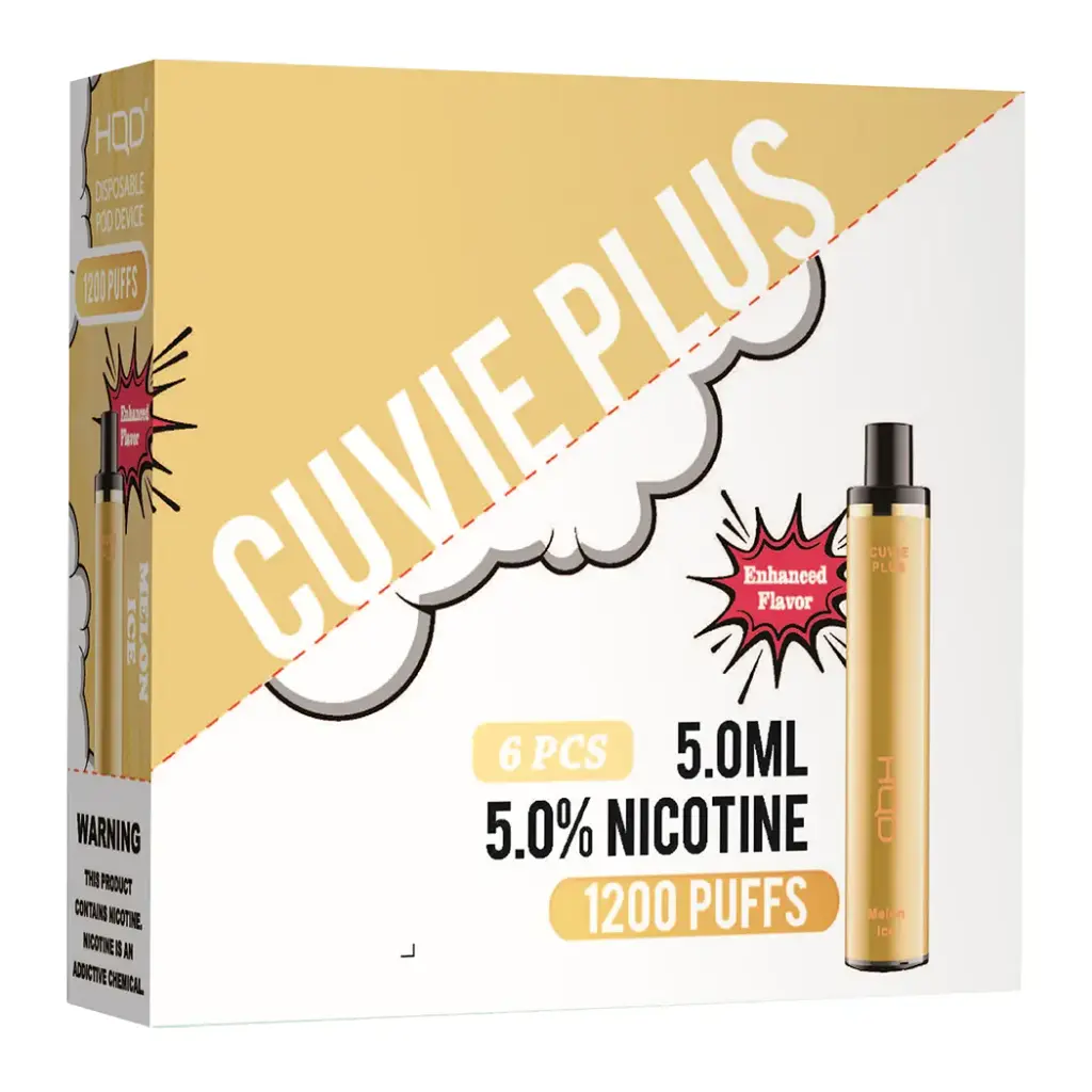 HqdCuvieplus 6pk 5% 1.2k Melon Ice Old Box (6971578998225) Unit (6971578994302)