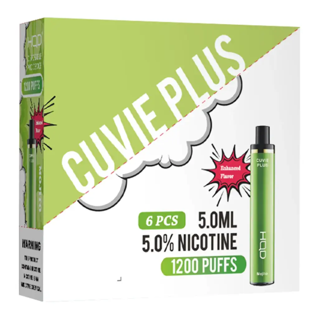 HqdCuvieplus 6pk 5% 1.2k Mojito Box (6973826704060) Unit (6973826704053)