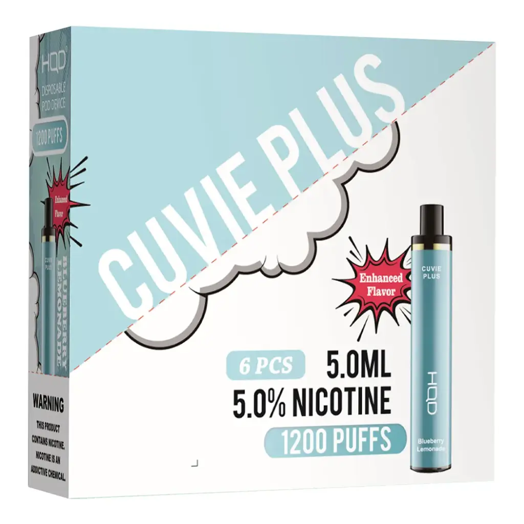 HqdCuvieplus 6pk 5% 1.2k Blueberry Lemonade Box (6973826701236) Unit (6973826701229)
