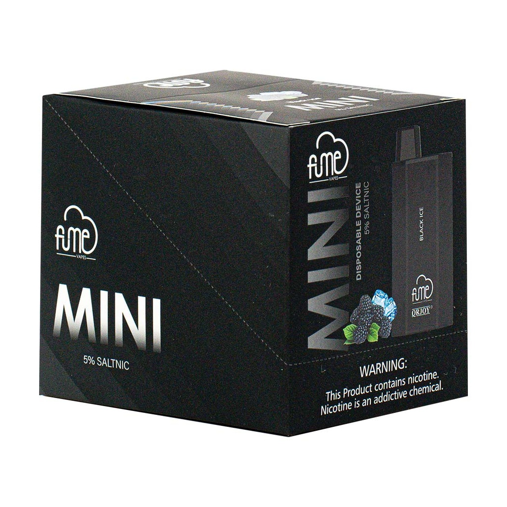 FumeMini 10pk 5% 600 Black Ice Box (6974710140216)