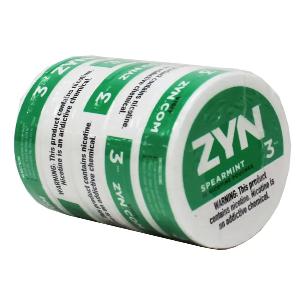 Zyn 5pk 3mg Spearmint Roll (609249902412) Unit (609249902016)
