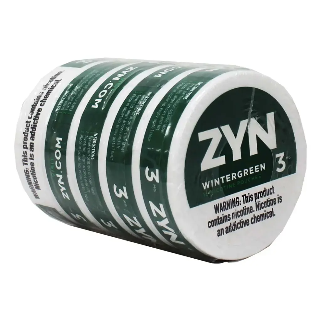 Zyn 5pk 3mg Wintergreen Roll (609249903419)