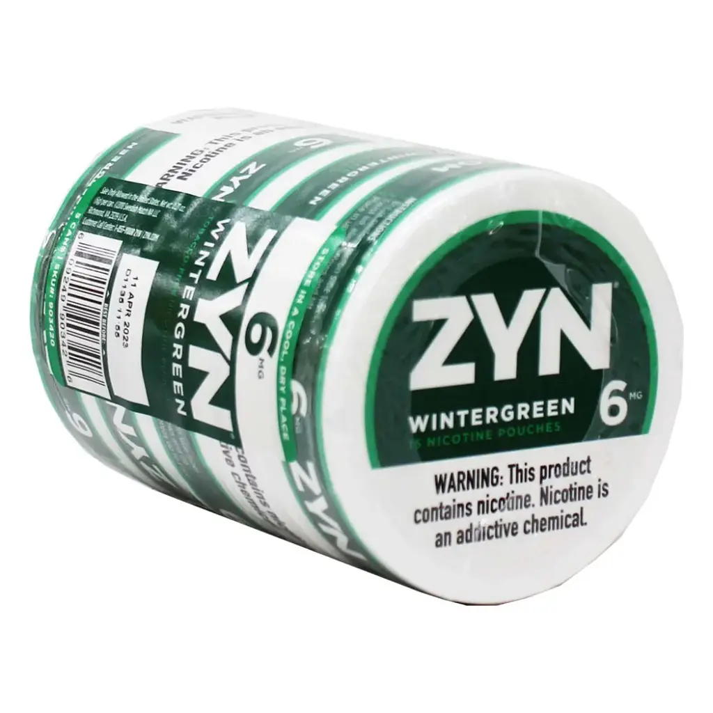 Zyn 5pk 6mg Wintergreen Roll (609249903426)