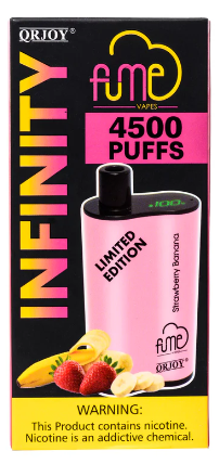 FumeInfinity Plus 5pk 5% 4.5k Strawberry Banana Box (6941821719471) Unit (6941821719433)