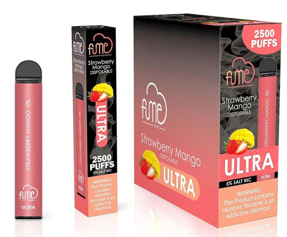 FumeUltra 10pk 5% 2.5k Strawberry Mango Old Box (6973304112851) Unit (6973304112844)