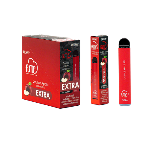 FumeExtra 10pk 5% 1.5k Double Apple Old Box (6973304115432)