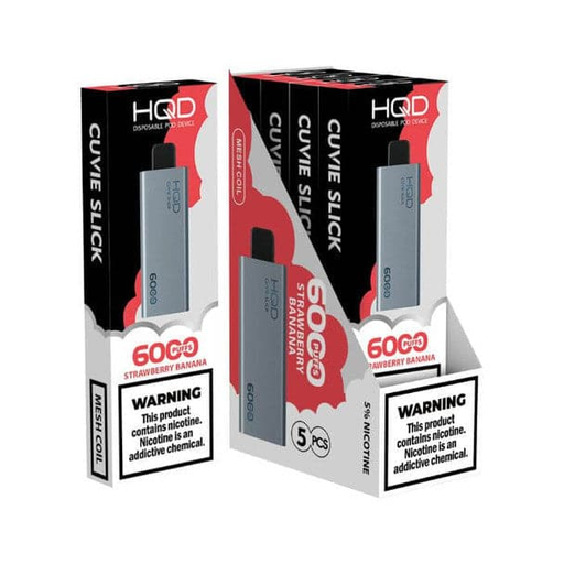 HqdSlick 5pk 5% 6k Strawberry Banana Box (6937105437124) Unit (6937105437117)