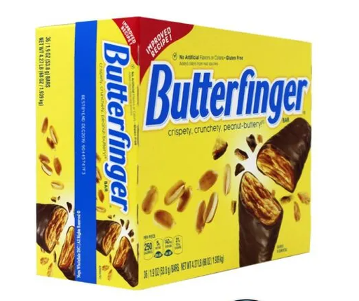 BUTTERFINGER BAR 36PK BOX-(099900820207) UNIT-(099900100873)