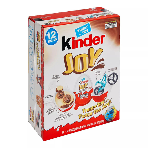 Kinder Joy 12 Eggs BOX - (009800570126) UNIT - (00985331)