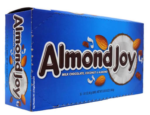 ALMOND JOY REGULAR 36CT/1.61oz BOX-(034000903207) UNIT-(03432004)