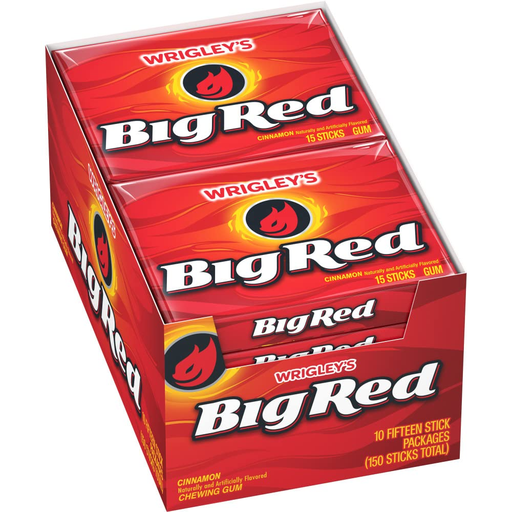 Wrigley’s Big 10-15sticks Big Red (022000106995)