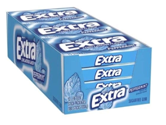 EXTRA GUM PEPPERMINT 10PK/15CT BOX-(022000159526) UNIT-(02289106)