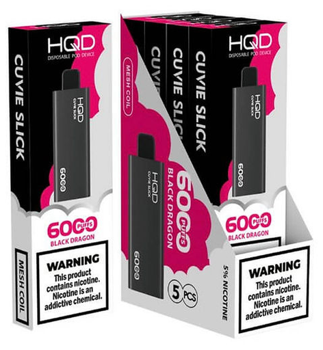 HqdSlick 5pk 5% 6k Black Dragon Box (6937105437025) Unit (6937105437018)