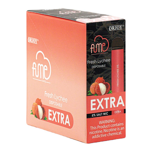FumeExtra 10pk 5% 1.5k Fresh Lychee Box (6973304115456)