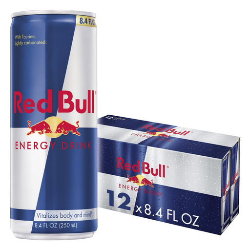 RedBull Energy Drink 12 8.4 FL Oz Cans (611269426724)
