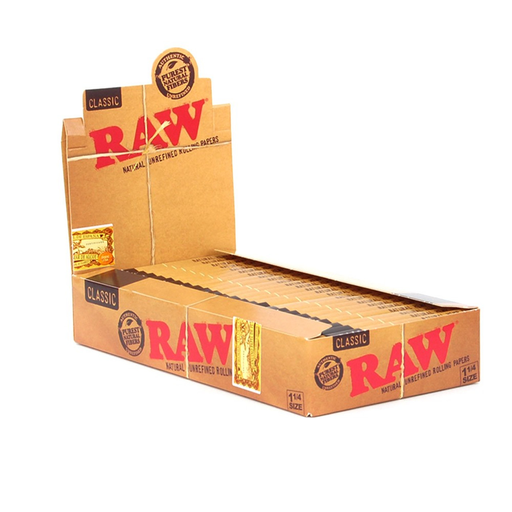 RAW CLASSIC CONE 1 1/4.32 PER BOX 6 PK  BOX - (716165177128) UNIT - (716165177111)
