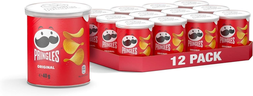Pringles 12pk 1.3oz Cans Original Box (038000845574) Unit (038000845512)