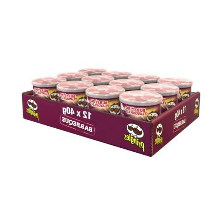 Pringles BBQ 12pk 1.3OZ Cans BOX - (00038000183720) UNIT - (038000183737)