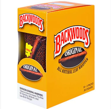 BACKWOODS ORIGINAL 8PK/40CT BOX-(071610301900) UNIT-(071610301894)