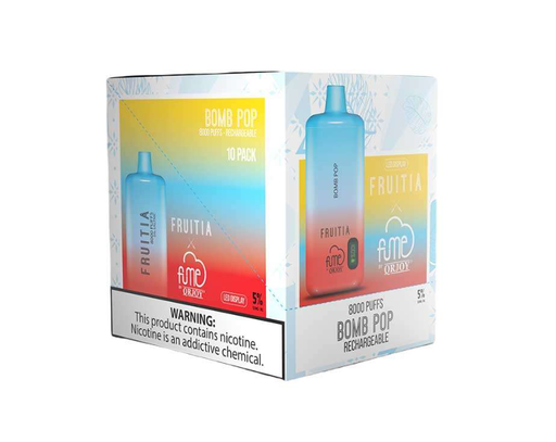 FumeFruitia 10pk 5% 8k Bomb Pop Box (850054524683)