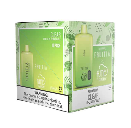 FumeFruitia 10pk 5% 8k Clear Box (850054524669)