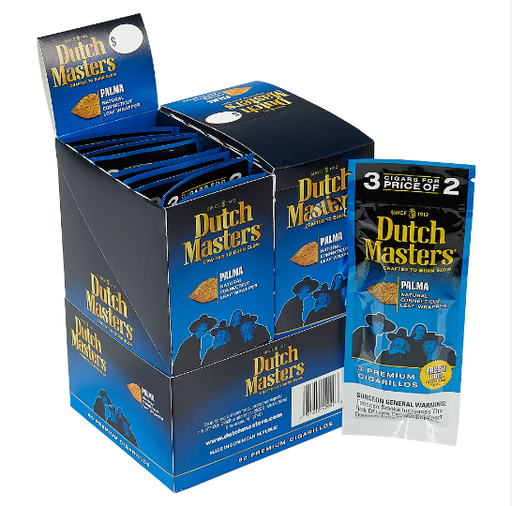 DUTCH MASTERS PALMA CIGARILLOS 2PK/60CT BOX-(71610499508) UNIT-(071610498709)