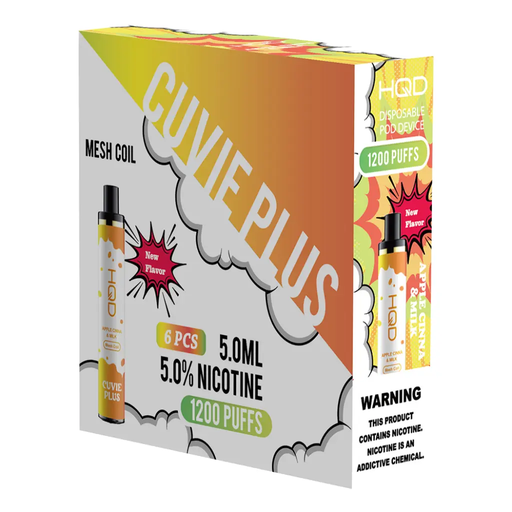 HqdCuvieplus 6pk 5% 1.2k Apple Cinna & Milk Box (6937105478684)