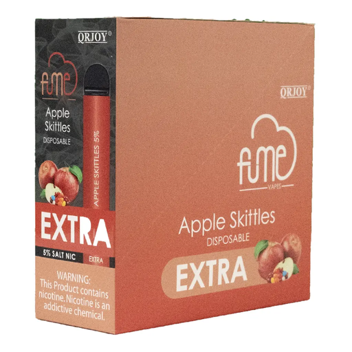 FumeExtra 10pk 5% 1.5k Apple Skittles Box (6973304118129) Unit (6973304118082)