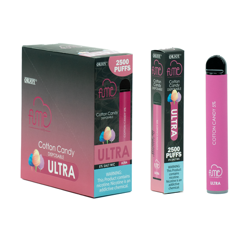 FumeUltra 10pk 5% 2.5k Cotton Candy Box (6973304112912)