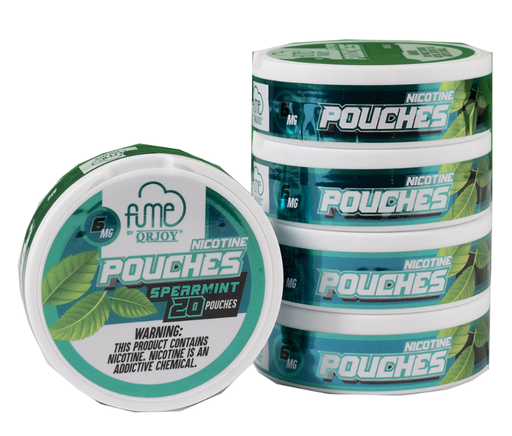 FumePouches 5pk 6mg Spearmint Roll (784300814689) Unit (782003325785)