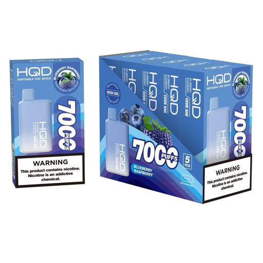 HqdBar 5pk 5% 7k Blueberry Raspberry Box (6937105411315) Unit (6971578996733)