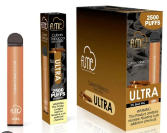 FumeUltra 10pk 5% 2.5k Cuban Tobacco Box (6973304113032) Unit (6973304113025)