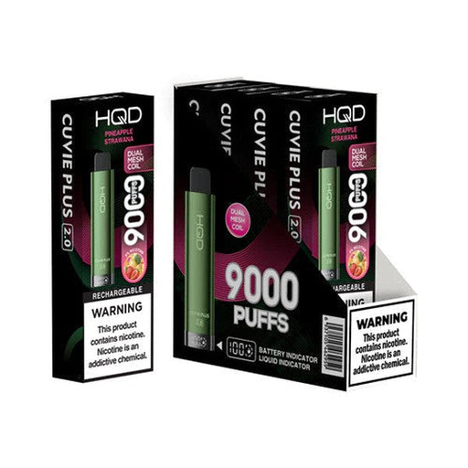 HqdCuviePlus 2.0 5pk 5% 9k Pineapple Strawana Box (6937105462959) Unit (693705456200)