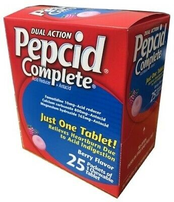 PEPCID COMPLETE DISPENSER 25 X 1'S BOX - (655708019535) UNIT - (655708019535)